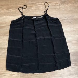 Silk camisole black Medium